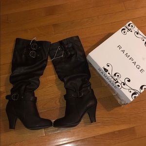 Brand  New Ramapage Eleanor Brown Healed Boots